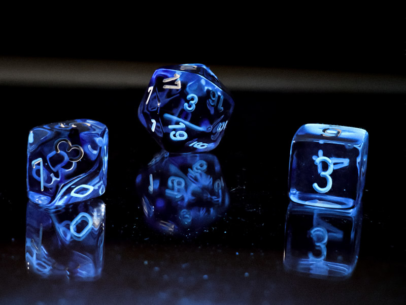 Three Dice by Joel Dupuis